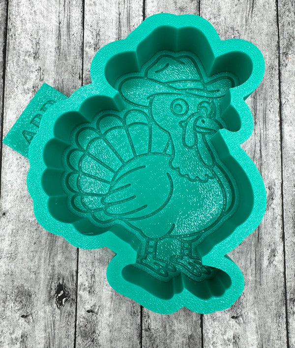 Cowboy Turkey Freshie Silicone Mold