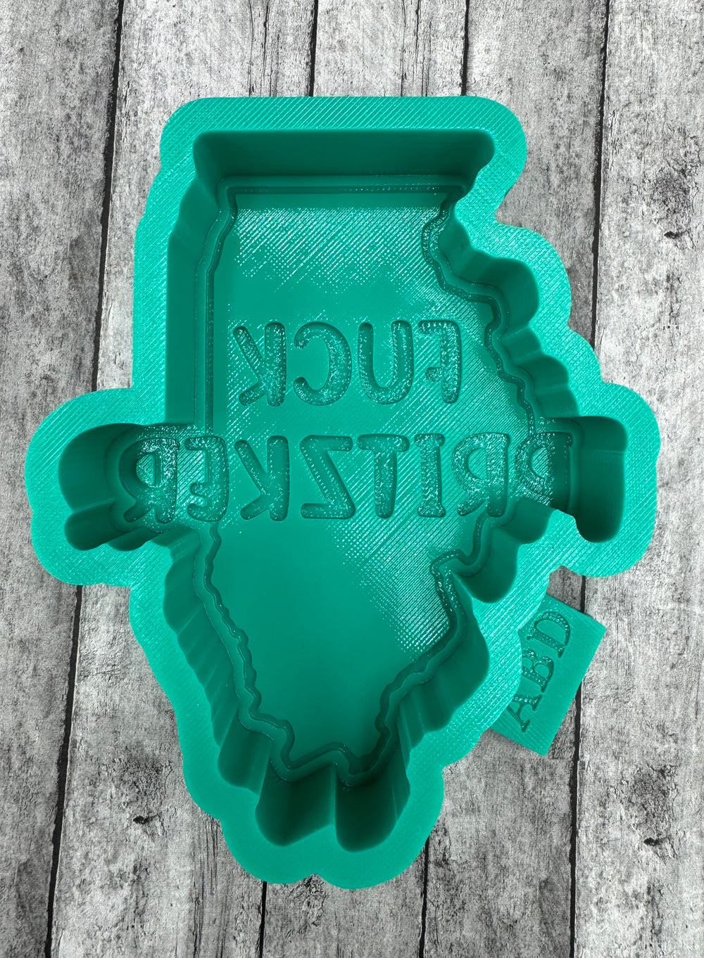 FUCK Pritzker State of Illinois Silicone Mold