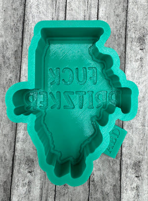 FUCK Pritzker State of Illinois Silicone Mold