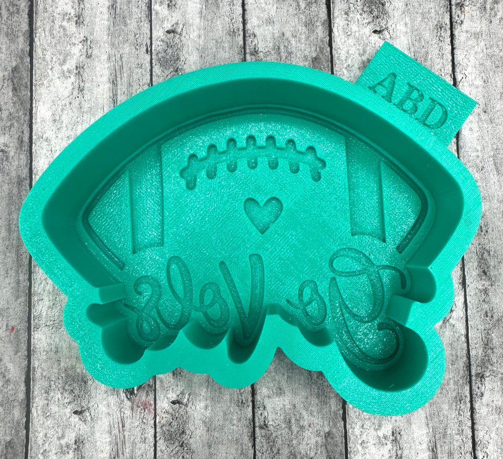 Go Vols Football Freshie Silicone Mold