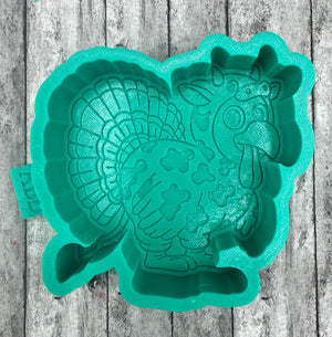 Turkey Dressed as a Cow Freshie Mold