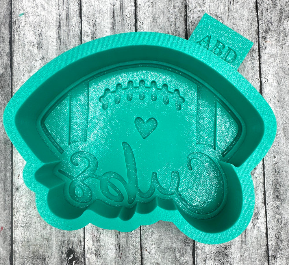 Cubs Football Freshie Silicone Mold