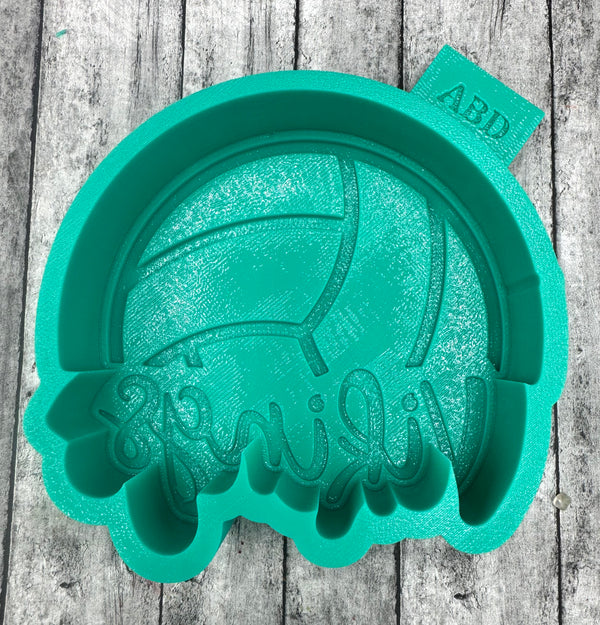 Volleyball Team Names Freshie Silicone Mold