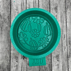 Pumpkin Daisy Face Smiley Freshie Mold