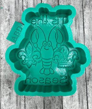 Tis the Season Mardi Gras Edition Freshie Silicone Mold