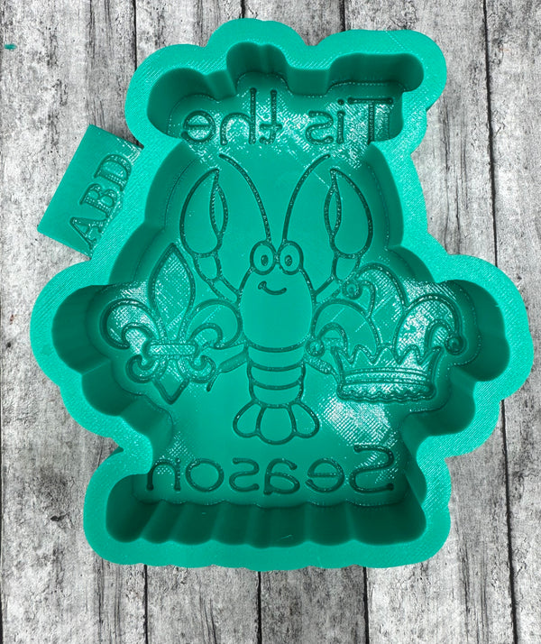 Tis the Season Mardi Gras Edition Freshie Silicone Mold
