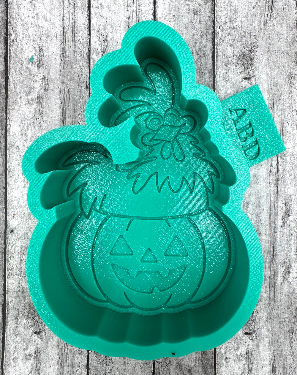 Chicken Sitting on a Pumpkin Silicone Mold