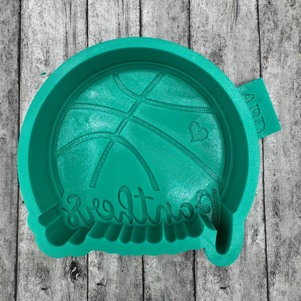 Panthers Basketball Silicone Mold
