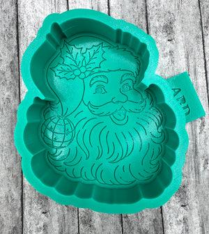 Disco Santa’s Face Freshie Silicone Mold