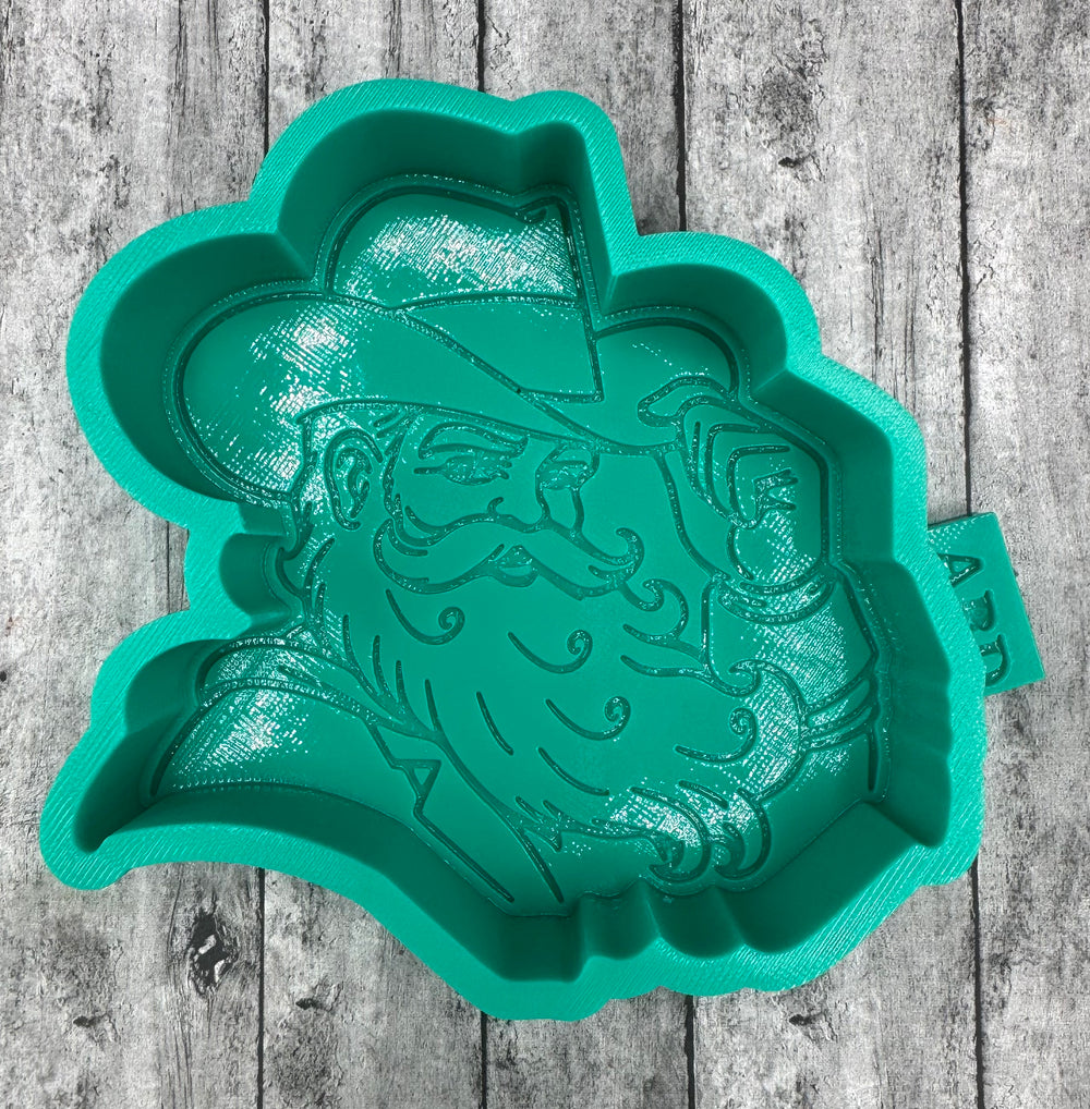 Cowboy Santa Cowboy General Freshie Silicone Mold