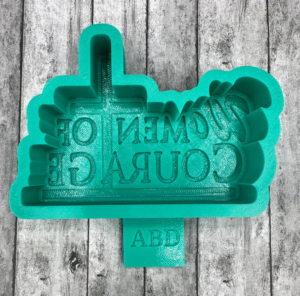 Women Of Courage Freshie Silicone Mold