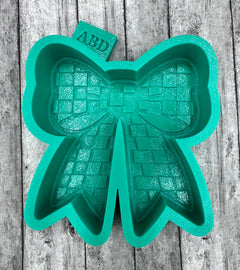 Checkered Bow Freshie Silicone Mold
