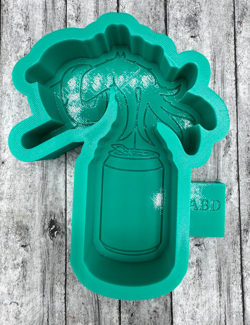 Grinch Dangling Soda Can Freshie Silicone Mold