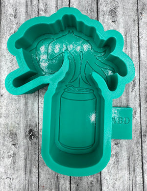 Grinch Dangling Soda Can Freshie Silicone Mold