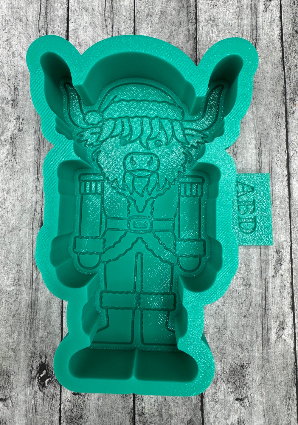 Highland Cow Nutcracker Freshie Silicone Mold