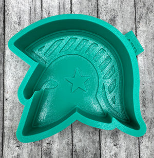 Helmet with Star Freshie Silicone Mold
