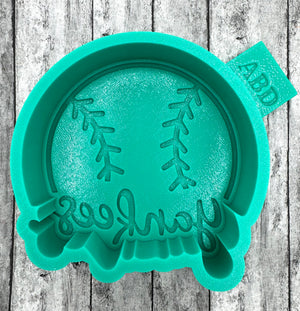 Baseball Softball Team Names Freshie Silicone Mold