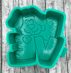 Dog LOVE Freshie Silicone Mold