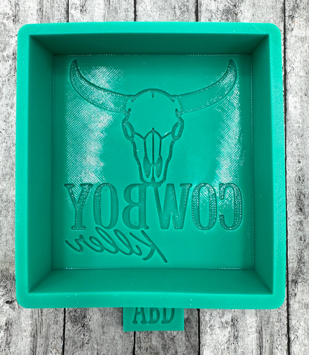Cowboy Killer with Skull Freshie Silicone Mold