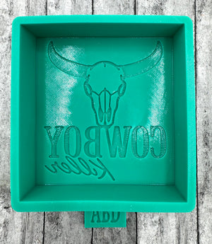 Cowboy Killer with Skull Freshie Silicone Mold