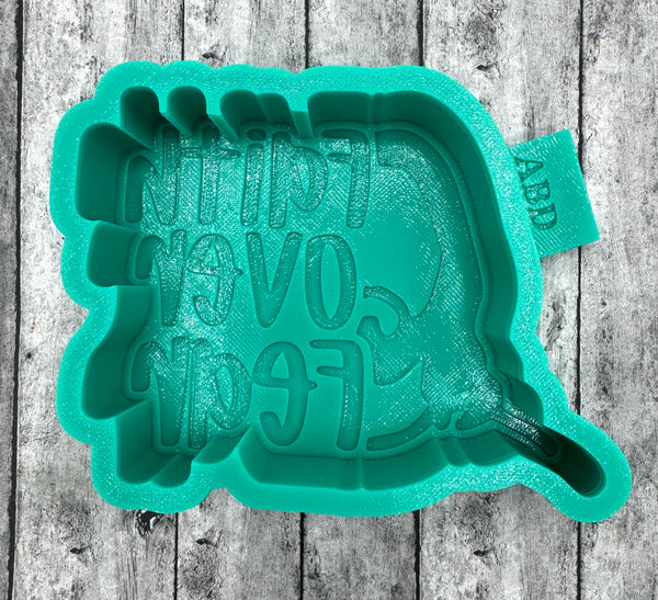Faith Over Fear Freshie Silicone Mold