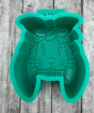 MINI Rabbit w Bandana Silicone Mold