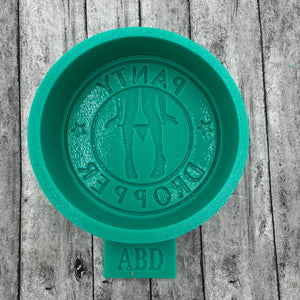 Panty Dropper Round teal silicone mold