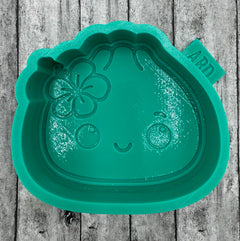 Dumpling with Hibiscus Flower Freshie Silicone Mold