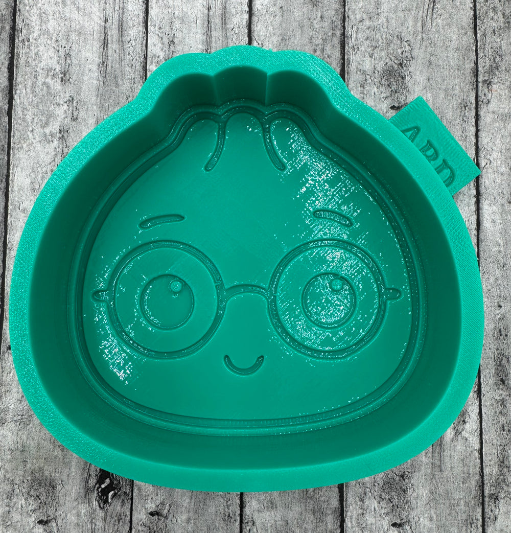 Dumpling with Glasses Freshie Silicone Mold