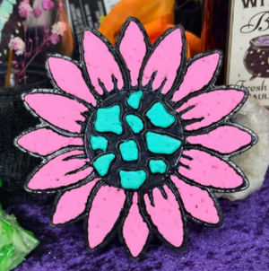 Sunflower with Cow Spot Center Freshie Silicone Mold