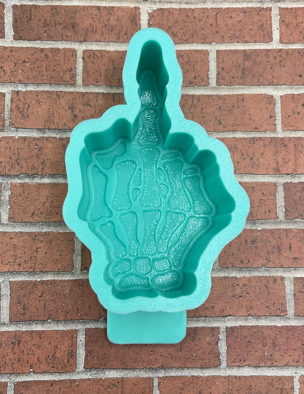 Skeleton Middle Finger Silicone Mold- Freshie Mold, Silicone Molds, Molds for Freshies, Wax Mold, Cement Mold, Aroma Bead Mold
