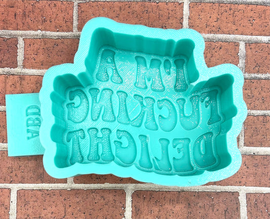 I’m A Delight Silicone Molds, Molds for Freshies, Wax Mold, Cement Mold, Aroma Bead Mold