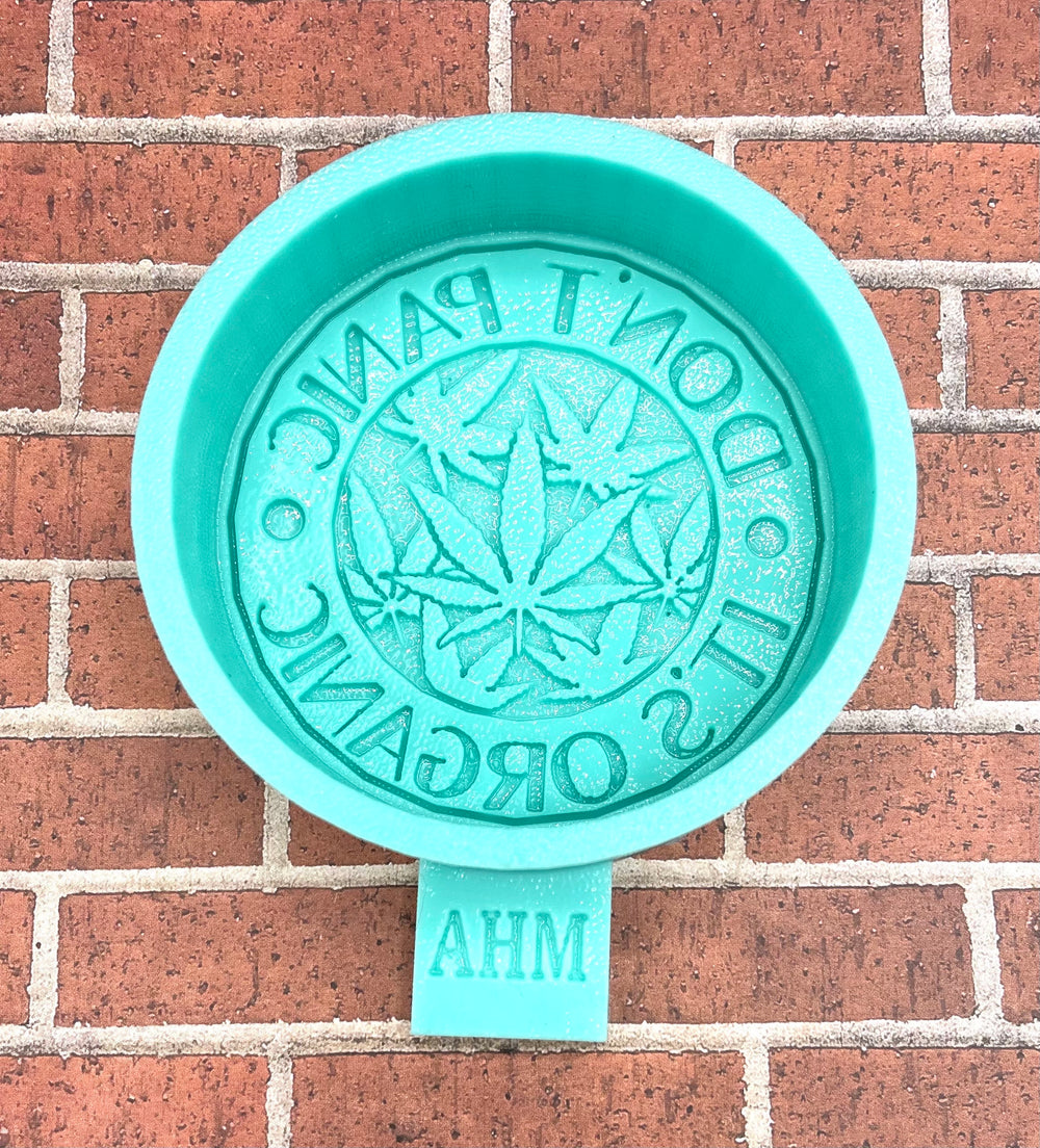 Don’t Panic it’s Organic Silicone Mold- Freshie Mold, Silicone Molds, Molds for Freshies, Wax Mold, Cement Mold, Aroma Bead Mold