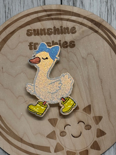 Goose with Bow Freshie Silicone Mold