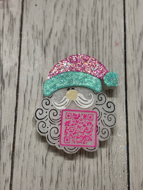 QR Santa Tracker Freshie Silicone Mold