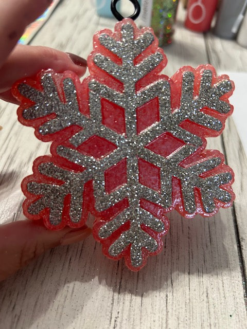 Snowflake Freshie Silicone Mold