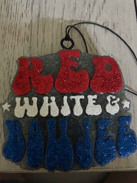 Red White Boujee Freshie Mold