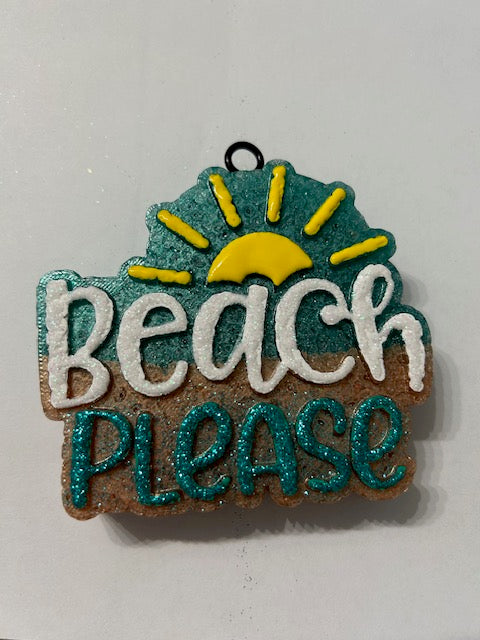 Beach Please Freshie Silicone Mold