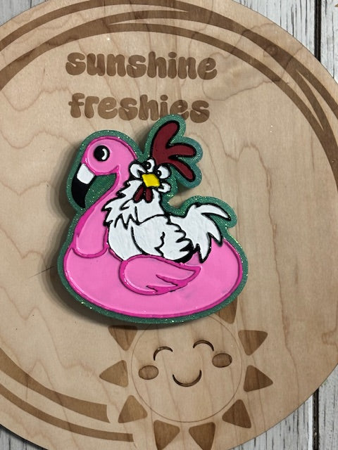 Chicken on a Float Silicone Mold