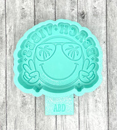 Beach Vibes Hand Peace Sign Freshie Mold