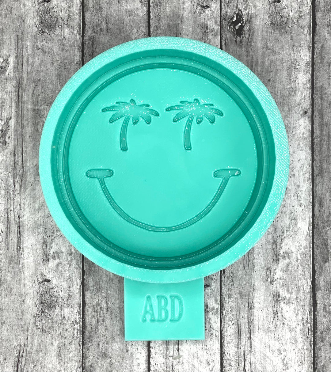 Palm Tree Eye Smiley Face Freshie Silicone Mold