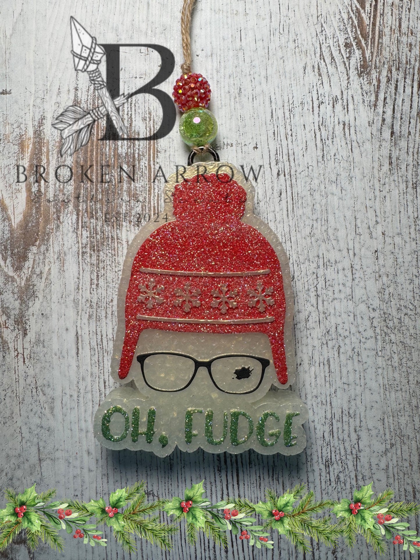 Oh Fudge Christmas Freshie Silicone Mold