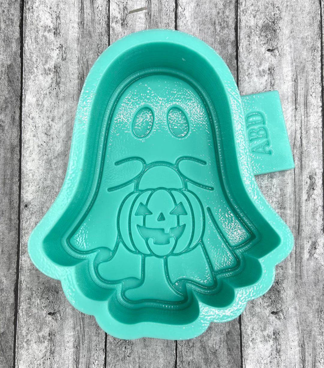 Ghost with Pumpkin Freshie Silicone Mold