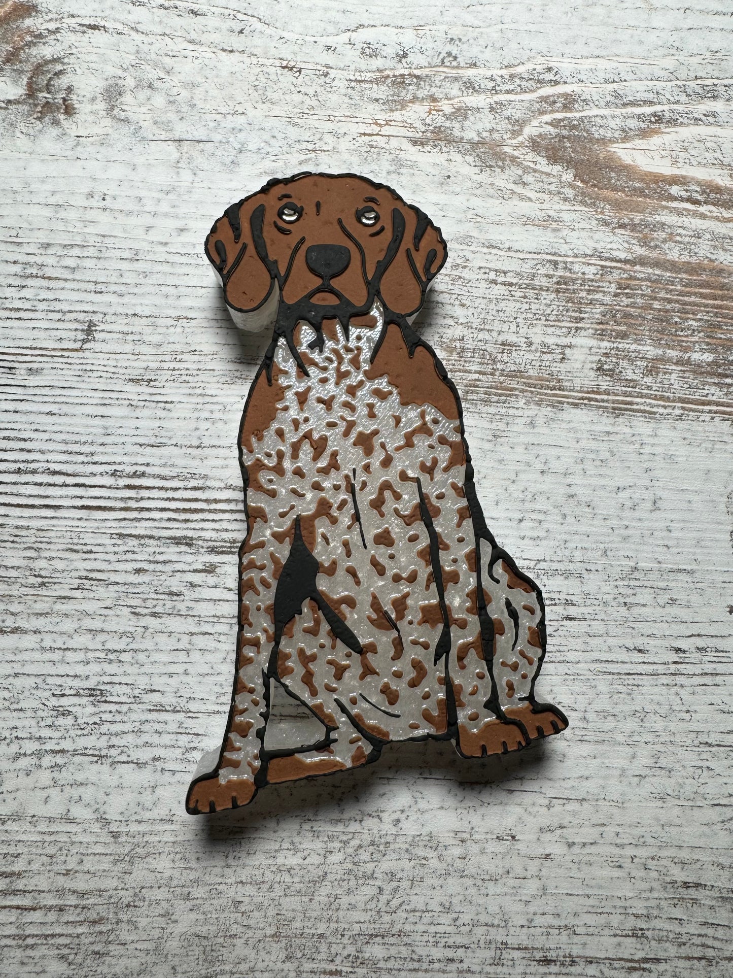 German Shorthair Dog Freshie Silicone Mold