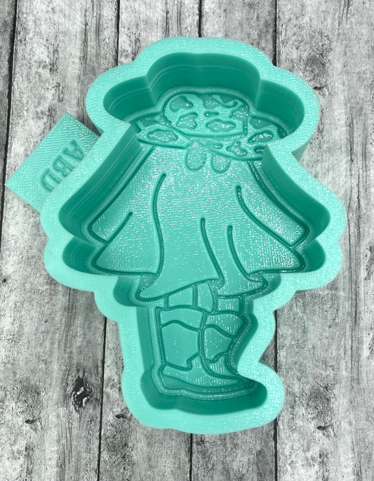 Ghost in Boots and Hat Freshie Silicone Mold