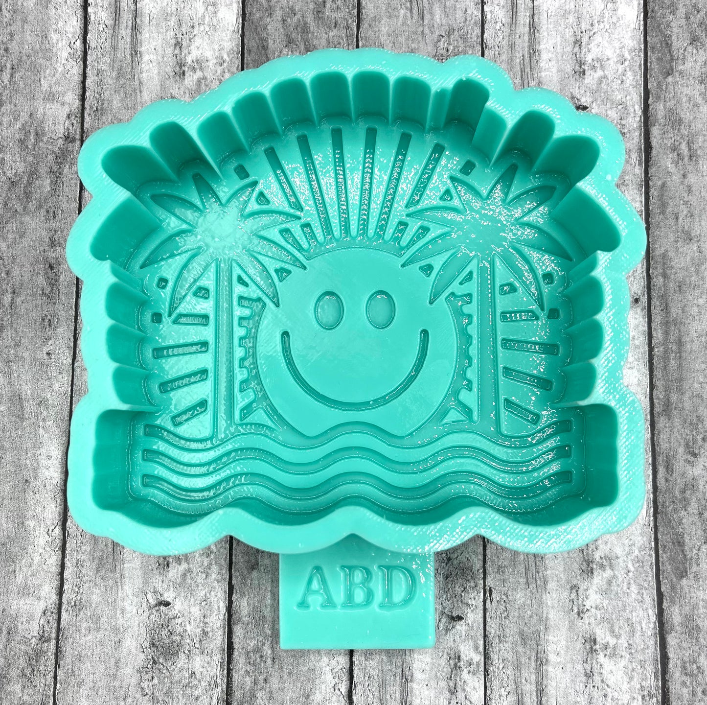 Beach Sunshine Smiley Freshie Silicone Mold