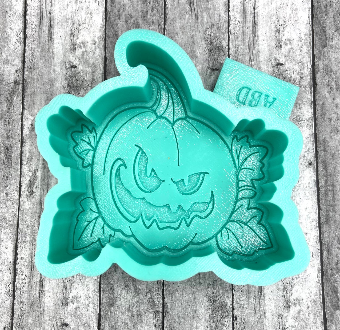 Scary Pumpkin Freshie Silicone Mold