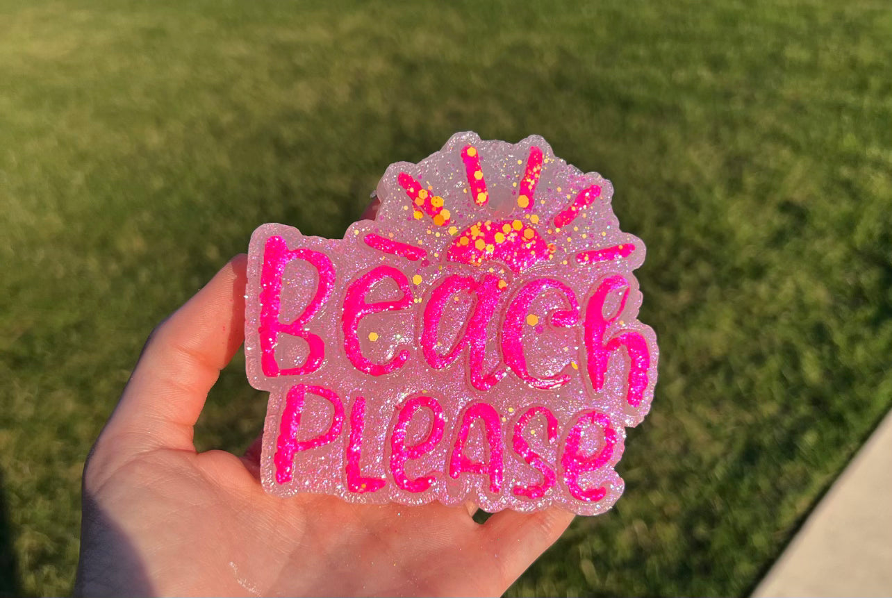 Beach Please Freshie Silicone Mold