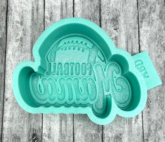 Football Mama Freshie Silicone Mold