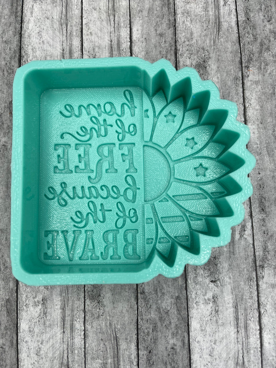 Home of the Free Sunflower Silicone Mold
